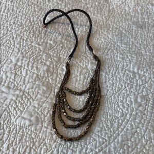 Noonday Collection Bronze Multi-Strand Necklace